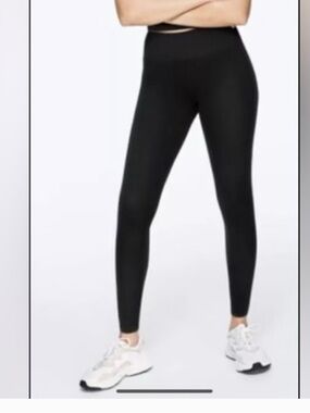 PINK Victoria's Secret Seamless Black Active Leggings Sz S